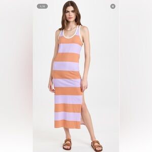 Sundry Rugby Stripe Racerback Tank Dress size S